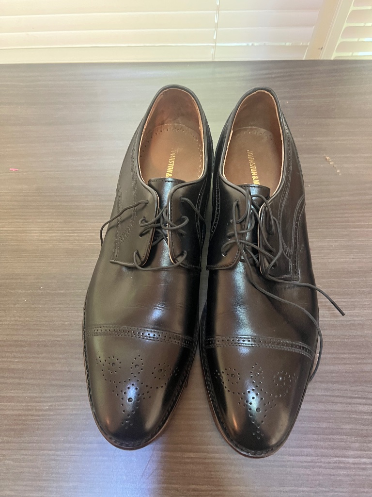 Johnston & Murphy Aristocracy Black Shoes, Men’s Size 11
